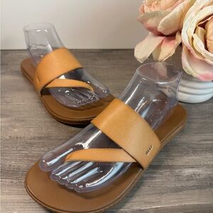 Reef Cushion Bounce Sol Sandals Natural Brown women’s size 7